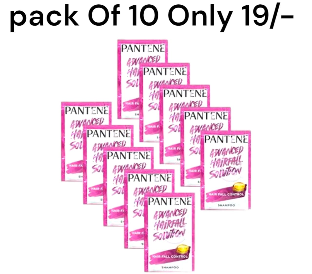 Pantene Shampoo Pack of  Ten 